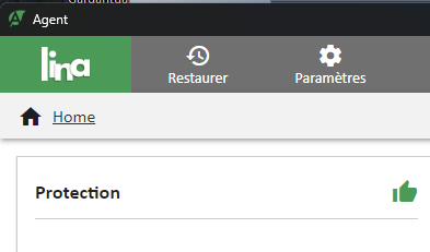 Lina - Restauration fichier