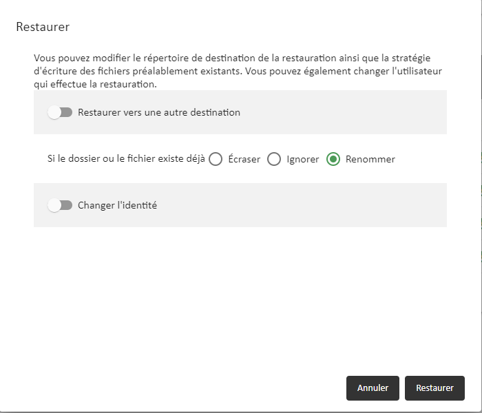 Lina - Restauration fichier 2