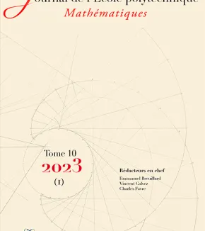 Tome 10, volume 1 - 2023 - Journal de l'École polytechnique 