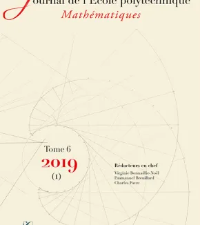 Tome 6, volume 1 - 2019 - Journal de l'École polytechnique 