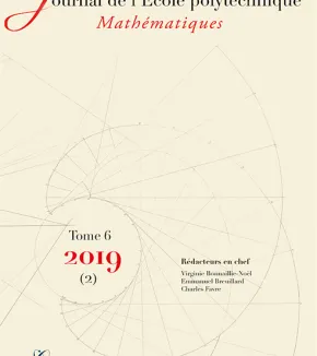 Tome 6, volume 2 - 2019 - Journal de l'Ecole polytechnique 