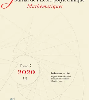 Tome 7, volume 1 - 2020 - Journal de l'École polytechnique 