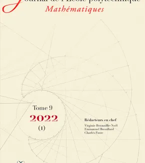 Tome 9, volume 1 - 2022 - Journal de l'École polytechnique 
