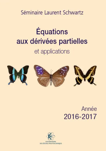 Équations aux dérivées partielles et applications 2016-2017