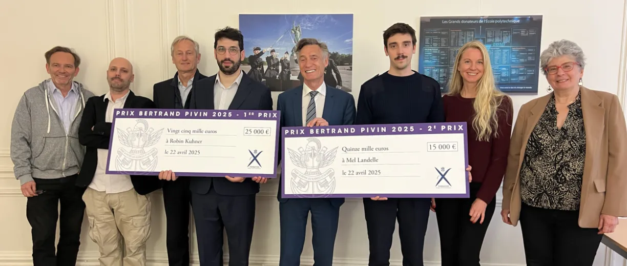 Robin Kuhner , lauréat du prix Bertrand Pivin 2025