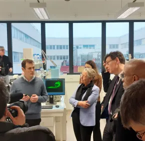 Visite ministérielle au LOB